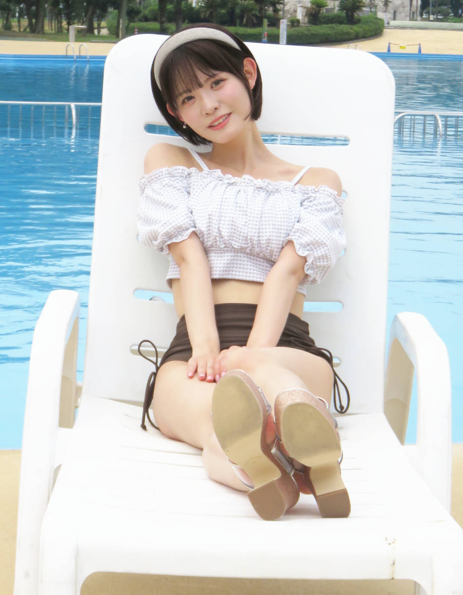 【画像・写真】キュートな笑顔にメロメロ!山本栞 初の水着ランウェーは「テンション上がって割とノリノリでやっちゃった」