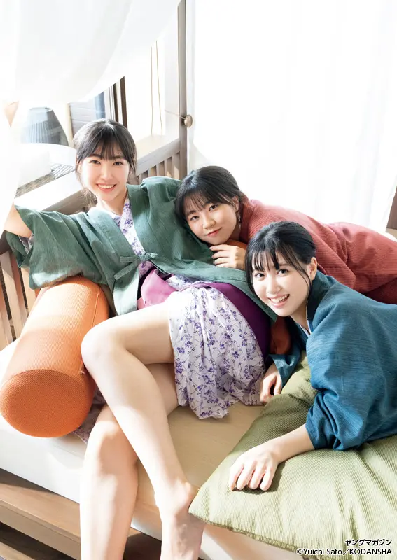(左から)瑚々、咲田ゆな、和泉芳怜