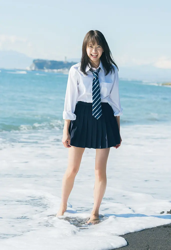 【画像・写真】ハミ出る豊満バストの迫力!現役JK・菊地姫奈 ボリューム満点の豪快ショットを披露
