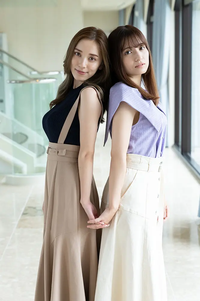 【画像・写真】美しい谷間の“姉妹共演” ♡ 都丸紗也華＆亜華梨　艶姿ギッシリのデジタル写真集をリリース