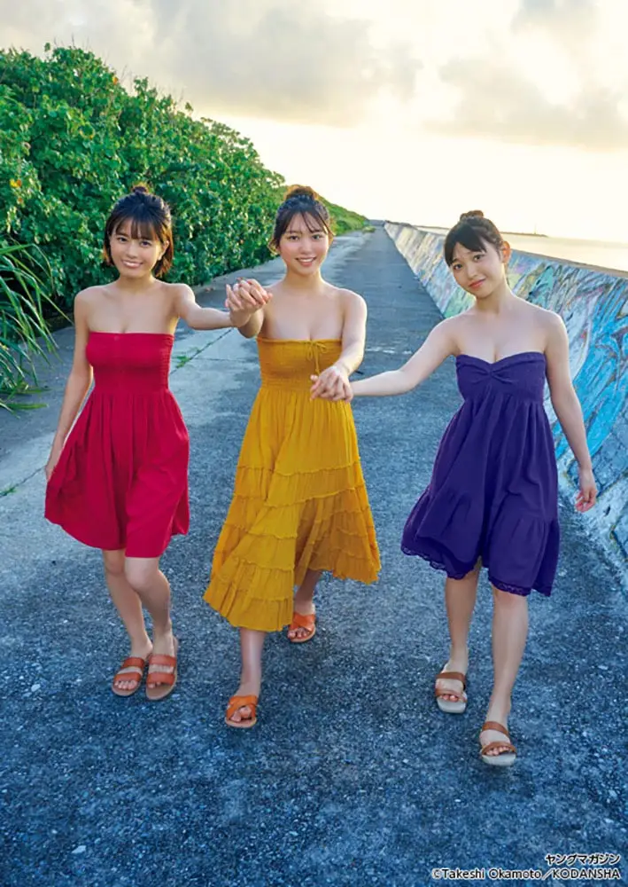 【画像・写真】ネクストブレイク三銃士・川道さら、夏芽すず、紀内乃秋 超フレッシュな激エモショットを披露