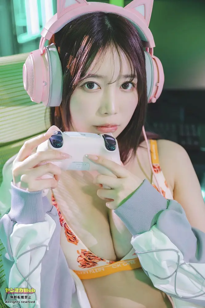 【画像・写真】美女ゲーマーとして話題沸騰・宇佐だにか　ラウンドガールで魅了したフワフワ美巨乳で圧倒